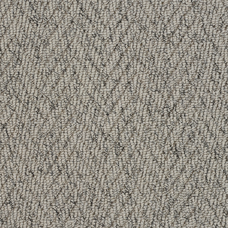 Classic loop pile carpet from Abingdon Country Collection in herringbone style elephant colour