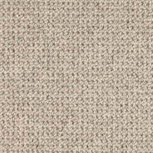 Close-up of Mayfair Marble Arch Kersaint Cobb carpet showing soft wool texture and elegant neutral tone for contemporary interiors.