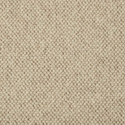 Cormar Fairisle Boardwalk 100% wool loop pile carpet in light grey
